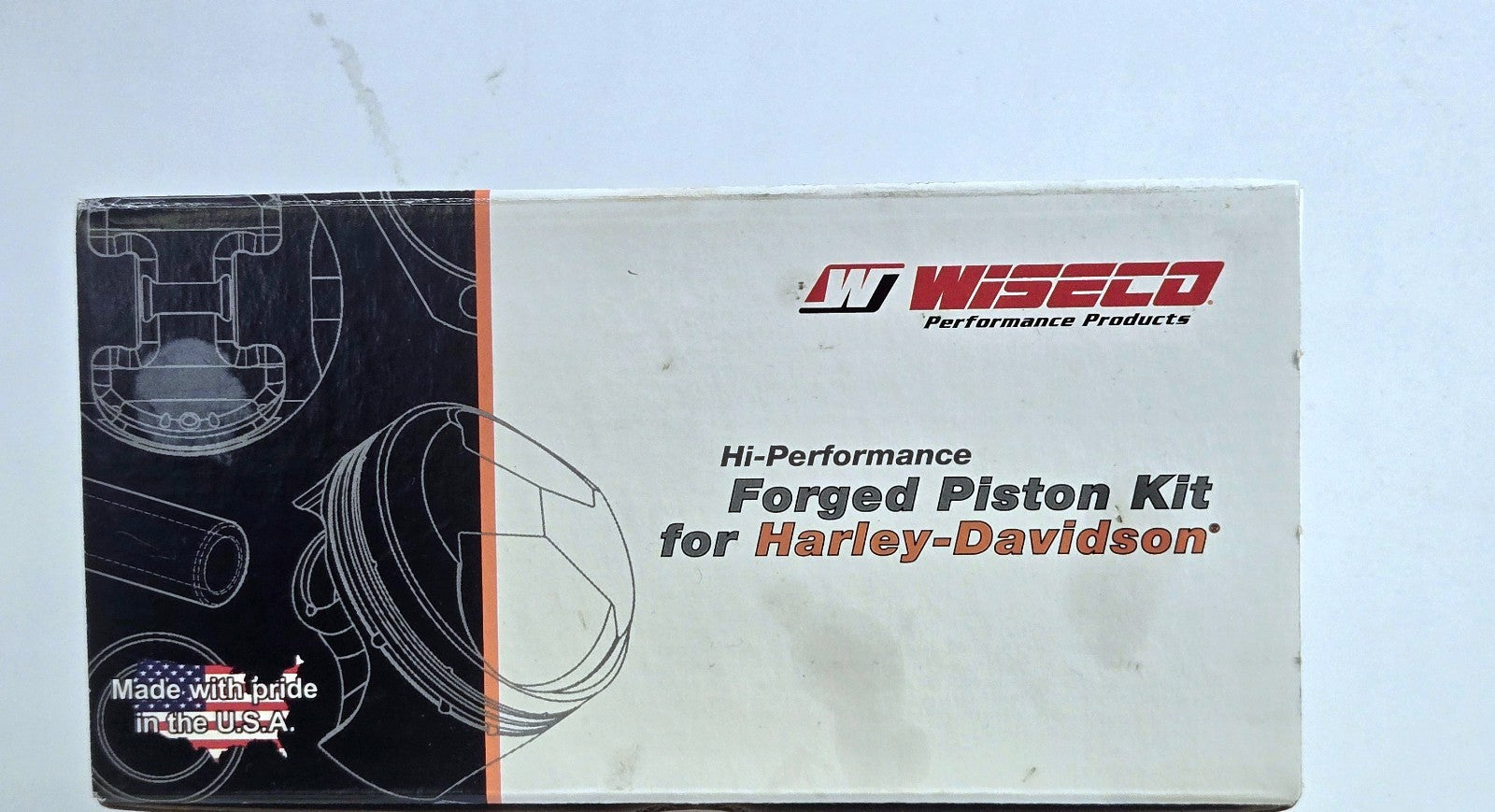 Wiseco - K0213PS - Tracker Series Piston Kit (1200cc, Reverse Dome), Standard...