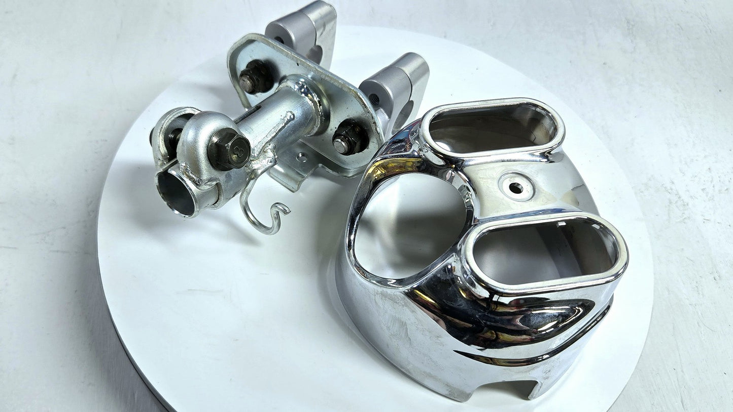 04 to 09 Yamaha XC125 Handlebar Mount Clamp with Cover