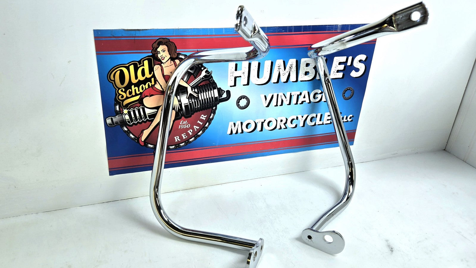 VTwin Chrome Rear Engine Bar Set 51-0903 for 1968-84 FL