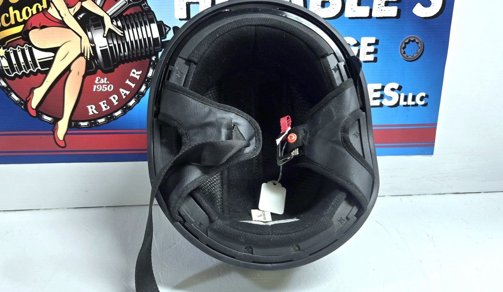 American Flag Gently Used Helmet Matte Black
