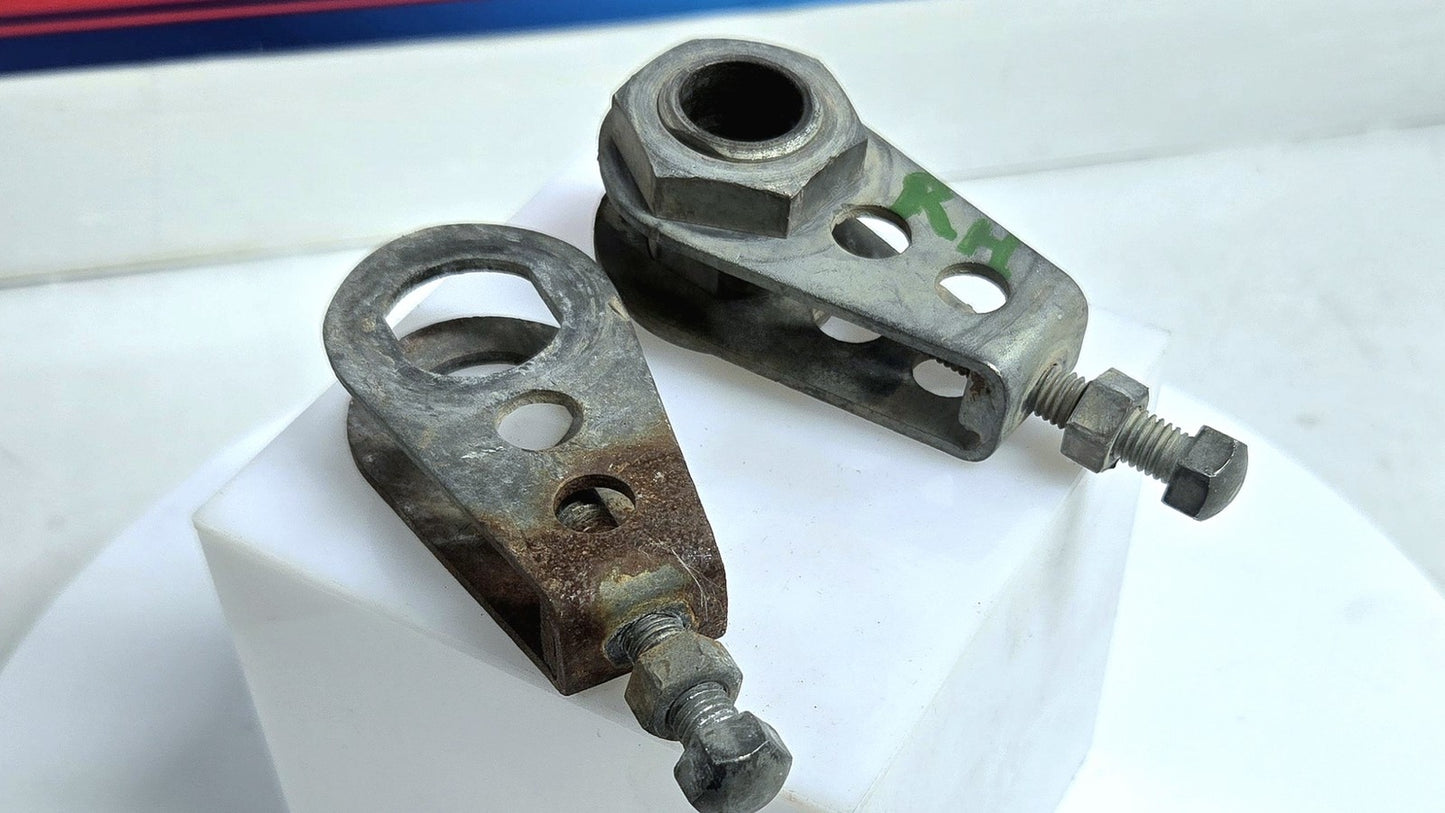 OEM 1979 1980 Suzuki PE250 Chain Tension Bolts Adjusters