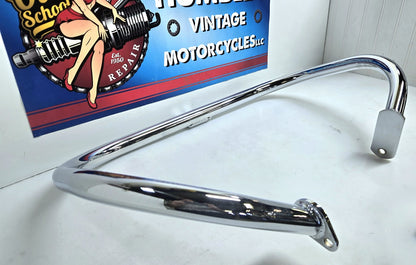 OEM Harley-Davidson Chrome Front Engine Guard for 1958 to Early 1979 FL Models