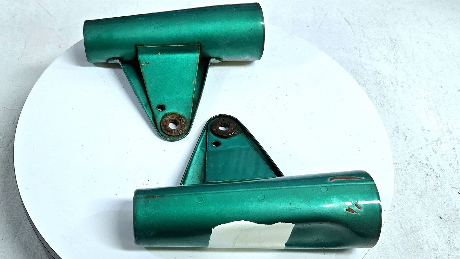 OEM Yamaha CS3C Fork Mount Brackets Cover Ears