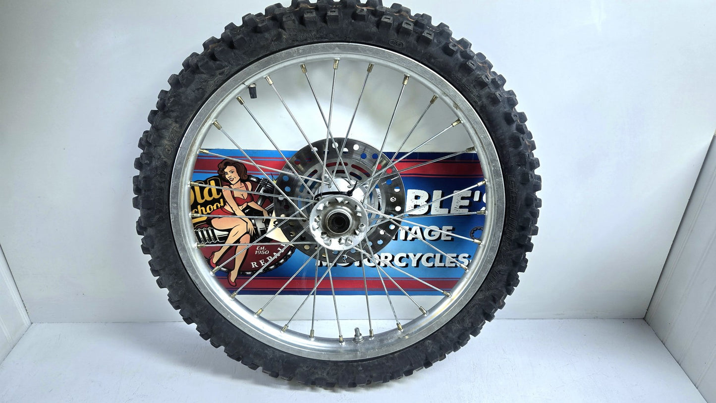 OEM  03 to 07 2005 Honda CR85 Front Wheel w/ Tire 70x100x19