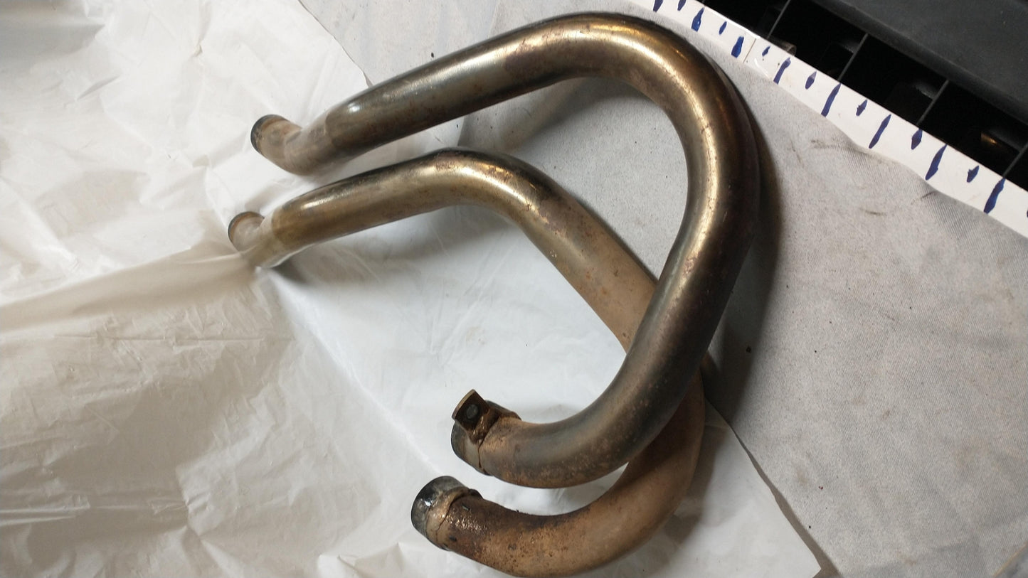 1993 HUSABERG FE501 OEM EXHAUST PIPE CHAMBER HEADER x 2